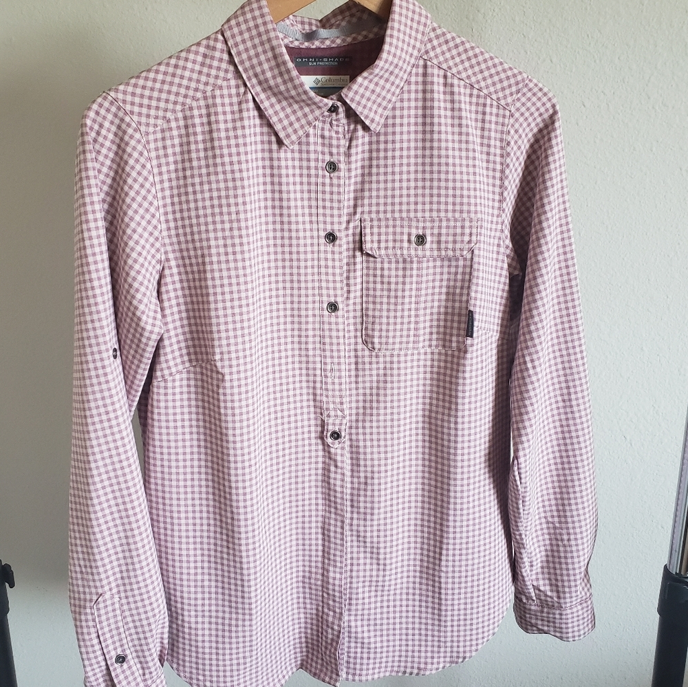 Columbia omnishade button-down shirt